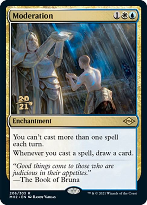 Moderation 206s/86 (Prerelease Cards)  - Foil