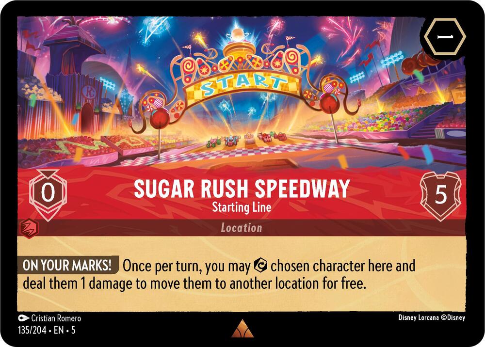 Sugar Rush Speedway, Starting Line 135/204 (Shimmering Skies) 