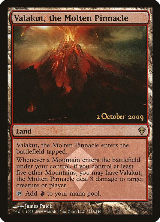 Valakut the Molten Pinnacle 228★/5 (Launch Party & Release Event Promos)  - Foil