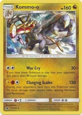 Kommo-o 077/111 (Deck Exclusives)  - Cracked Ice Holofoil