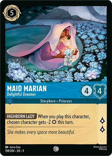 Maid Marian, Delightful Dreamer 158/204 (Fabled)  - Cold Foil