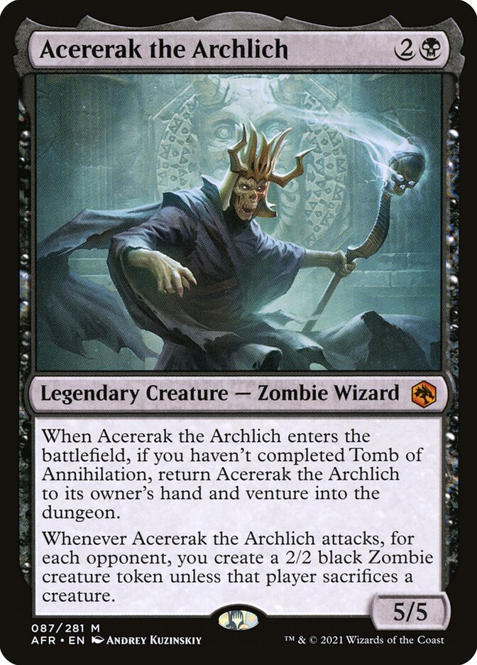Acererak the Archlich 87 (Adventures in the Forgotten Realms) 