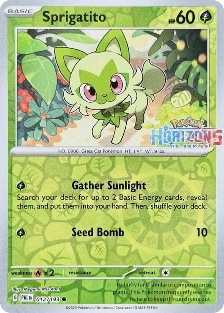 Sprigatito 012/193 (Miscellaneous Cards & Products)  - Reverse Holofoil