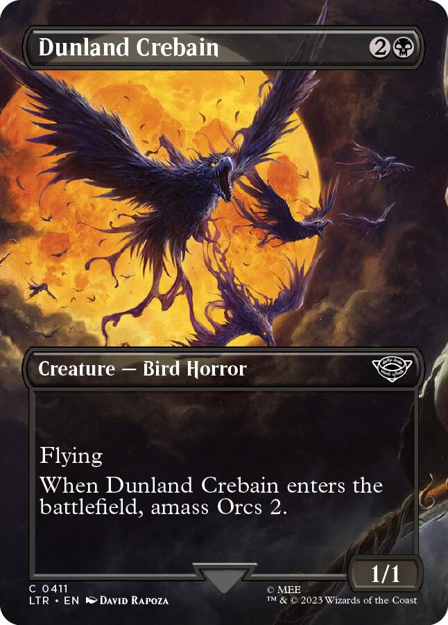 Dunland Crebain 411/281 (Universes Beyond: The Lord of the Rings: Tales of Middle-earth)  - Borderless