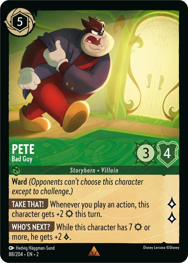 Pete, Bad Guy 88/204 (Rise of the Floodborn)  - Cold Foil