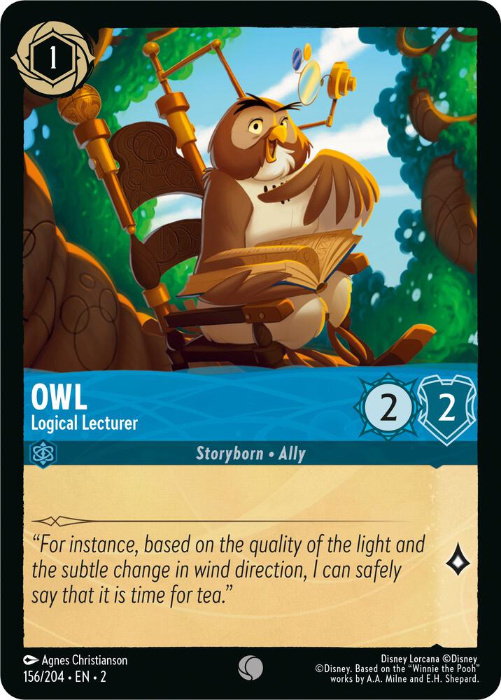Owl, Logical Lecturer 156/204 (Rise of the Floodborn) 