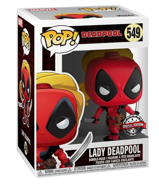 Lady Deadpool #549 Special Edition Bobble Head Pop Vinyl Figure Funko