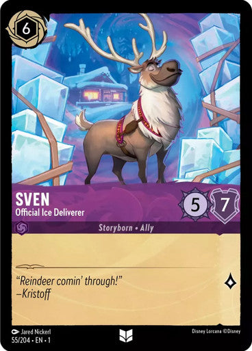 55/204 Sven - Official Ice Deliverer - Disney Lorcana First Chapter