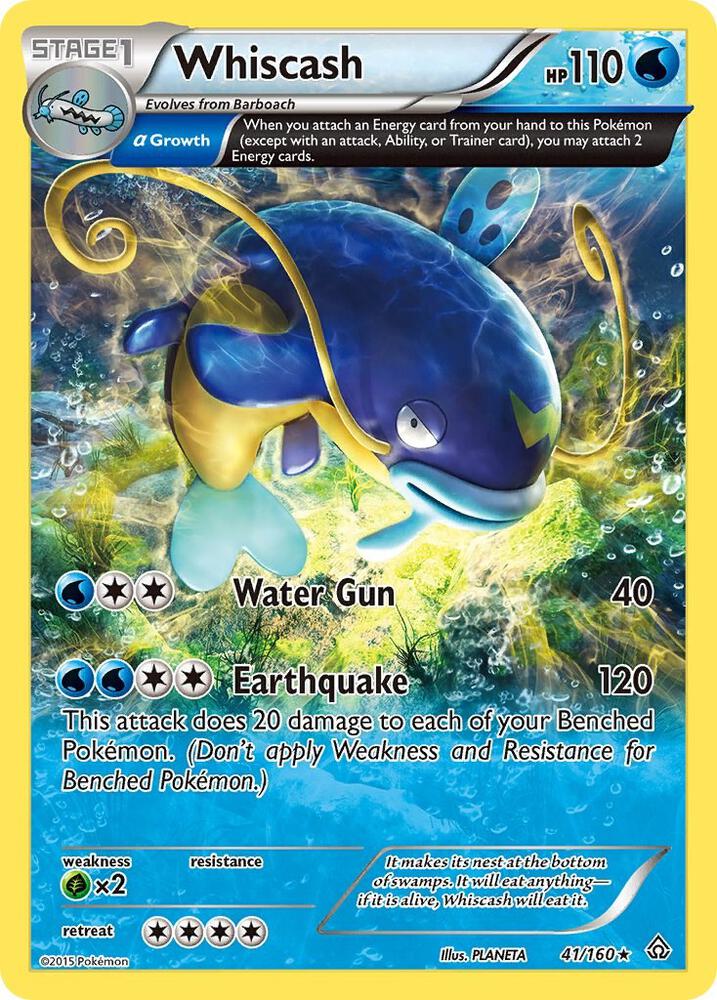 Whiscash 41/160 (XY - Primal Clash) 
