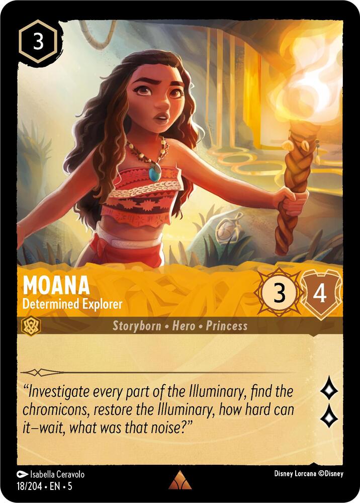 Moana, Determined Explorer 18/204 (Shimmering Skies) 