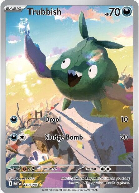 Trubbish 140/086 (SV: White Flare)  - Holofoil