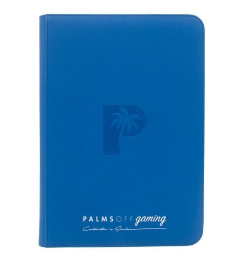 COLLECTOR'S SERIES TOP LOADER ZIP BINDER - CLEAR (216 CAPACITY) - BLUE
