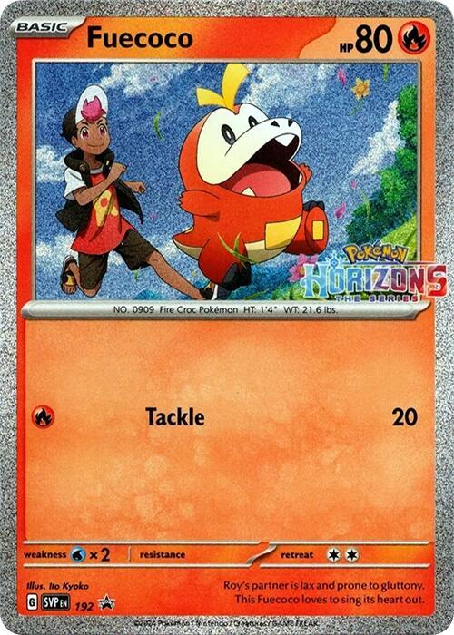 Fuecoco 192 (SV: Scarlet & Violet Promo Cards)  - Holofoil