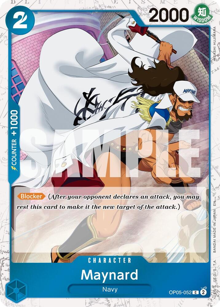 Maynard OP05-052 (Premium Booster -The Best- Vol. 2)  - Pirate Foil