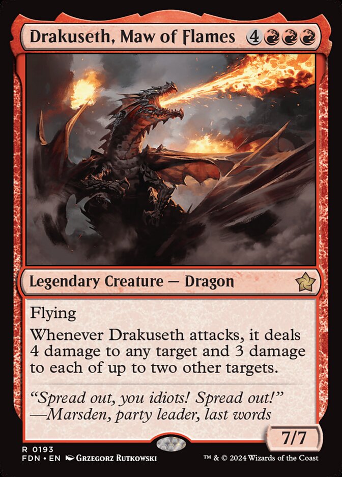 Drakuseth, Maw of Flames 193 (Foundations) 