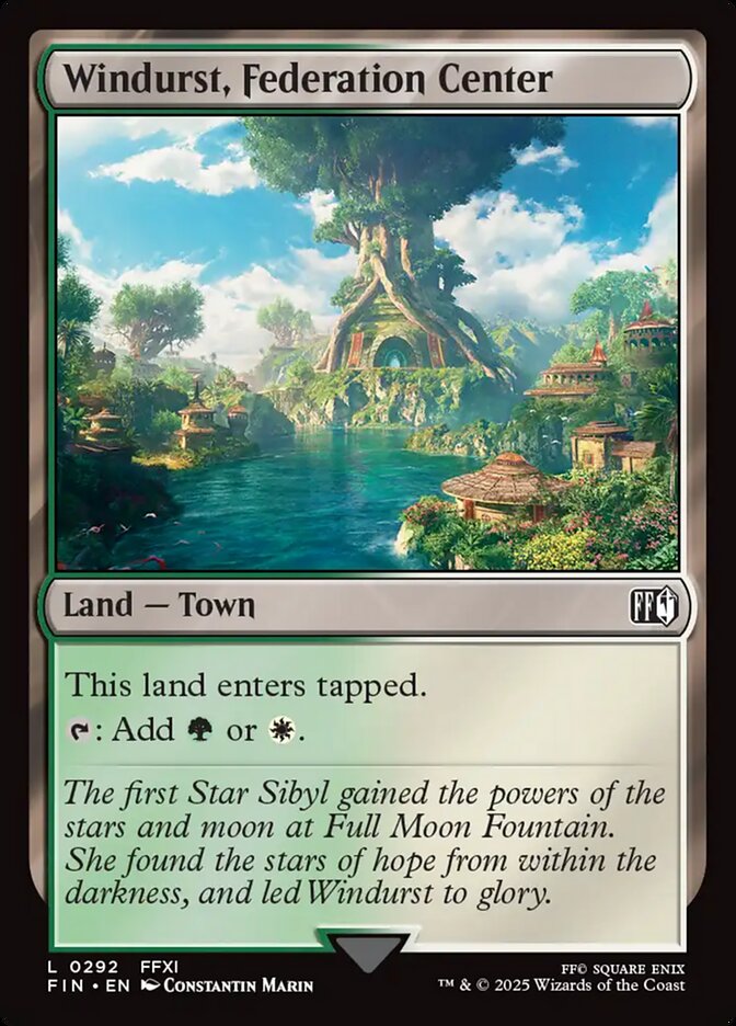 Windurst, Federation Center 292 (FINAL FANTASY)  - Foil