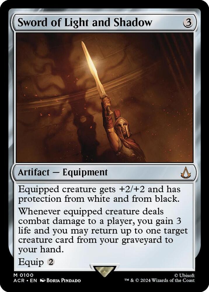 Sword of Light and Shadow 100 (Universes Beyond: Assassin's Creed) 