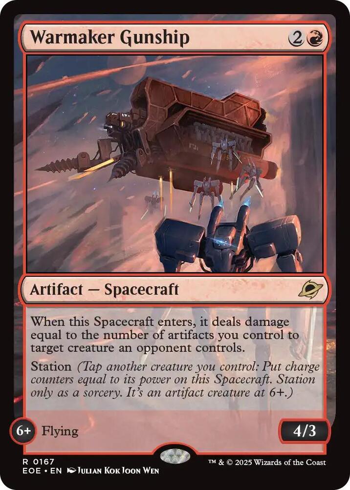 Warmaker Gunship 167/276 (Edge of Eternities)  - Foil