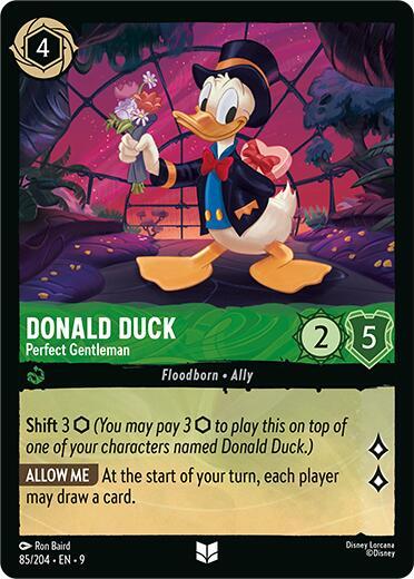 Donald Duck, Perfect Gentleman 85/204 (Fabled) 