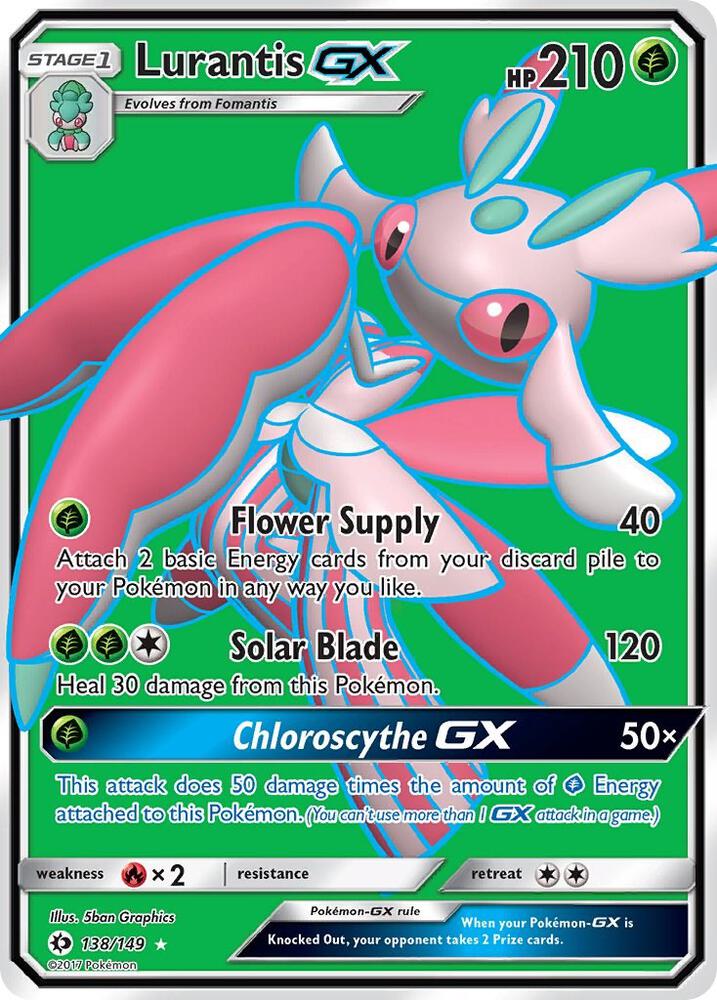 Lurantis GX 138/149 (SM Base Set)  - Holofoil