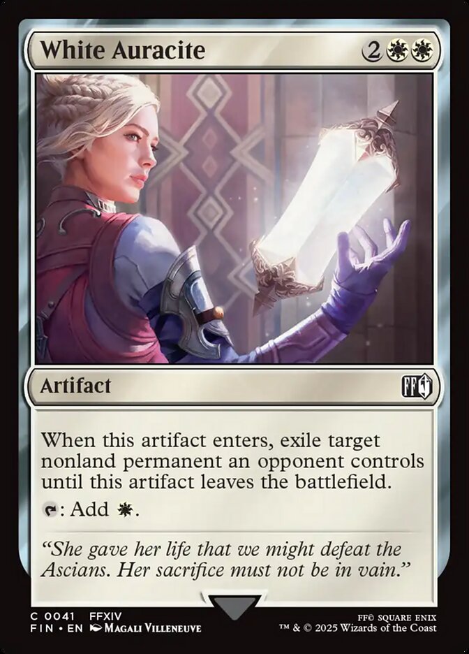 White Auracite 41 (FINAL FANTASY) 