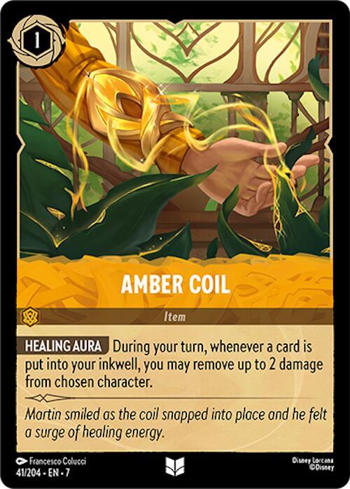 Amber Coil 41/204 (Archazia's Island)  - Cold Foil