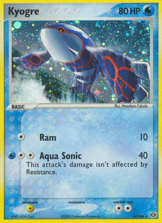 Kyogre  6/106 (Emerald)  - Holofoil