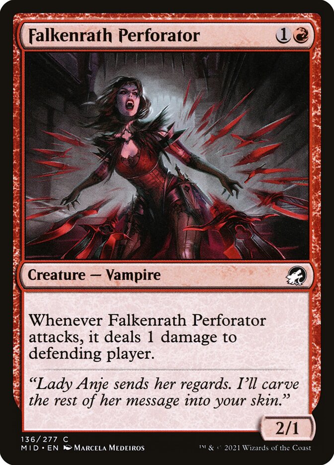 Falkenrath Perforator 136/277 (Innistrad: Midnight Hunt) 