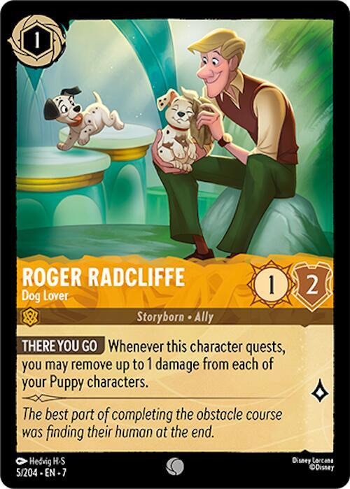 Roger Radcliffe, Dog Lover 5/204 (Archazia's Island)  - Cold Foil