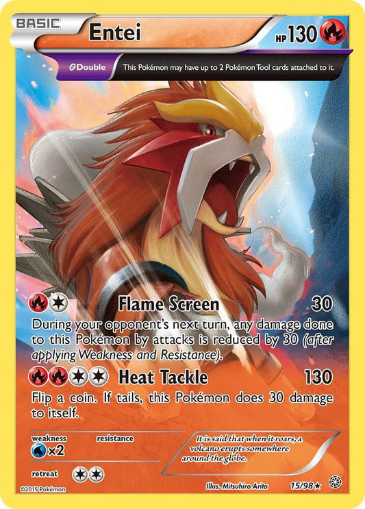 Entei 15/98 (XY - Ancient Origins)  - Holofoil