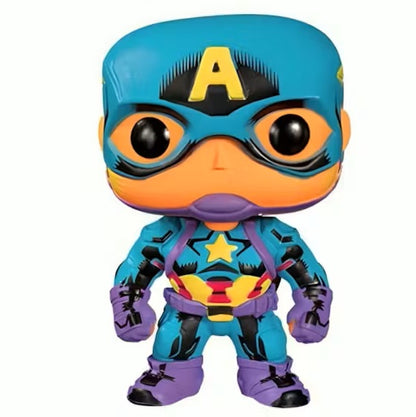 Captain America (Black Light) #648 Marvel US Special Edition Bobble Head Pop Vinyl Figure Funko