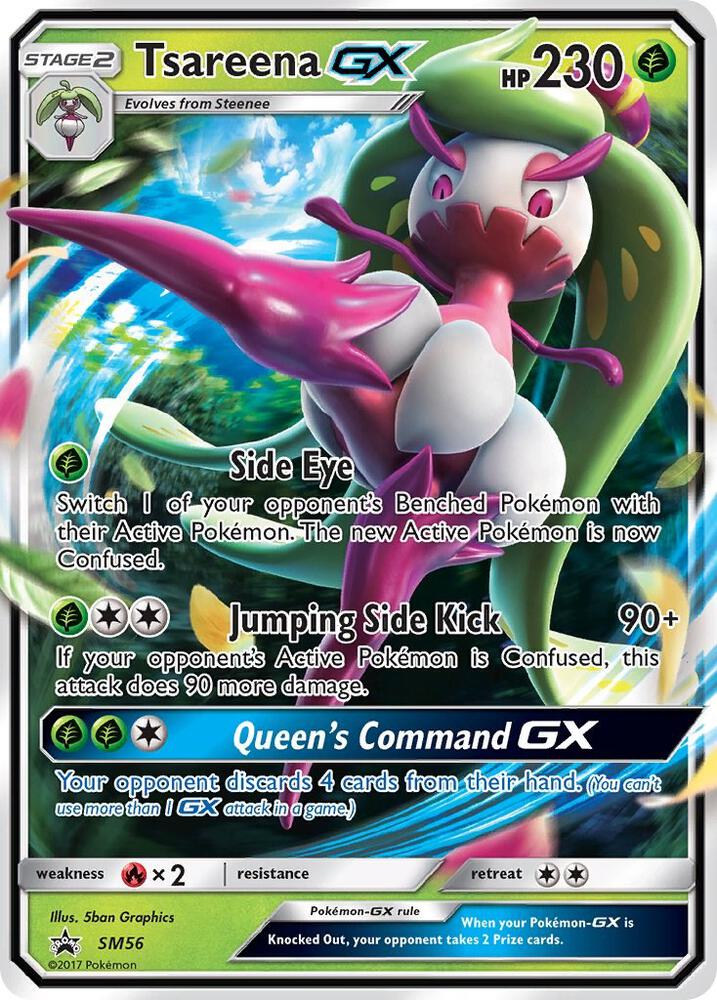 Tsareena GX SM56 (SM Promos)  - Holofoil