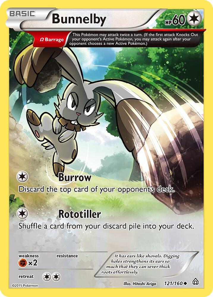 Bunnelby 121/160 (XY - Primal Clash) 