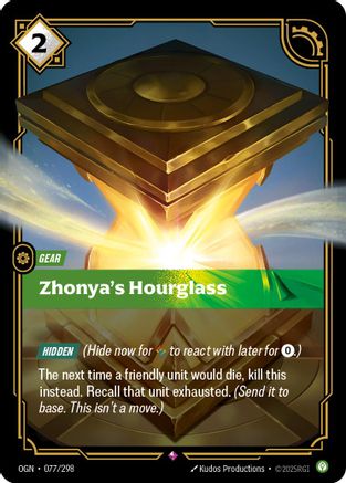 Zhonya's Hourglass – Origins