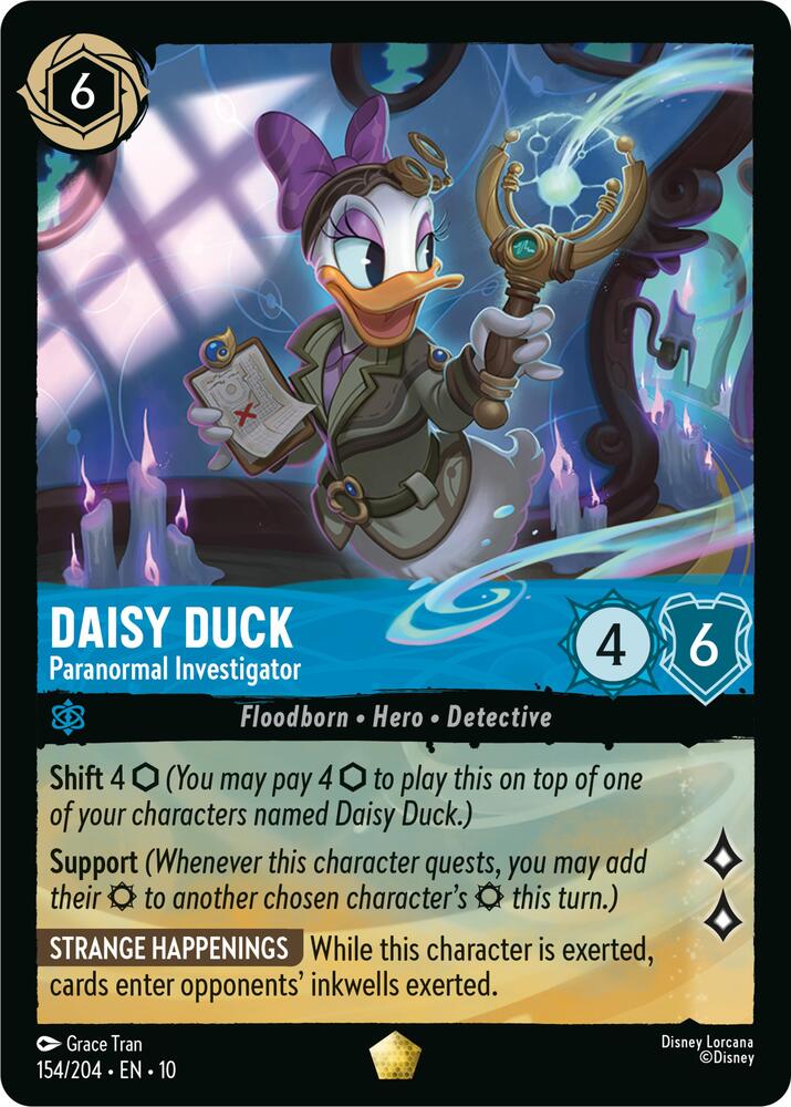 Daisy Duck, Paranormal Investigator 154/204 (Whispers in the Well)  - Cold Foil