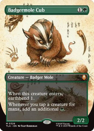 Badgermole Cub (Borderless) – Avatar: The Last Airbender