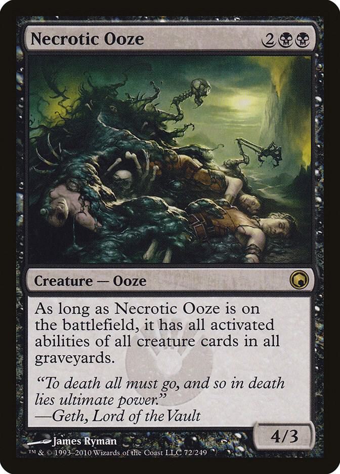 Necrotic Ooze 72/249 (Scars of Mirrodin) 