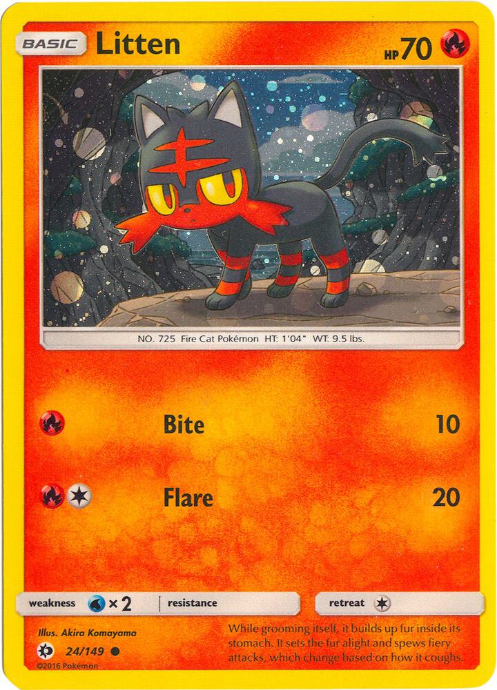 Litten 024/149 (Miscellaneous Cards & Products)  - Cosmo Holofoil