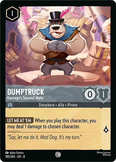 Dumptruck, Karnage's Second Mate 185/204 (Reign of Jafar) 