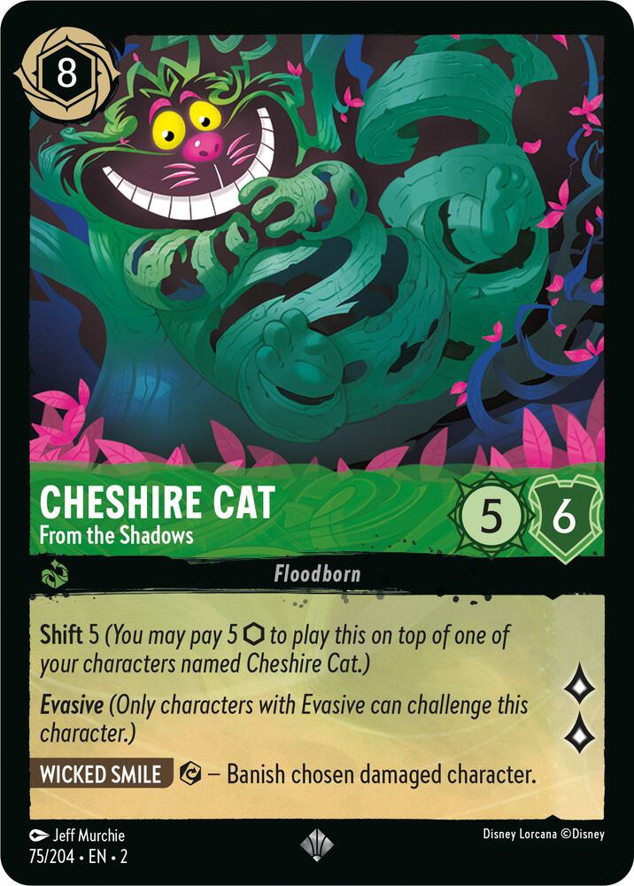 Cheshire Cat, From the Shadows 75/204 (Rise of the Floodborn) 