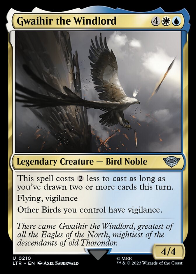 Gwaihir the Windlord 210/281 (Universes Beyond: The Lord of the Rings: Tales of Middle-earth) 