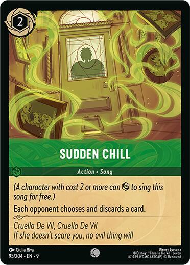 Sudden Chill 95/204 (Fabled)  - Cold Foil