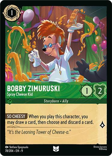 Bobby Zimuruski, Spray Cheese Kid 78/204 (Fabled) 