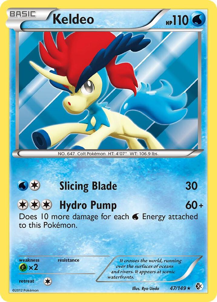 Keldeo 47/149 (Boundaries Crossed)  - Holofoil
