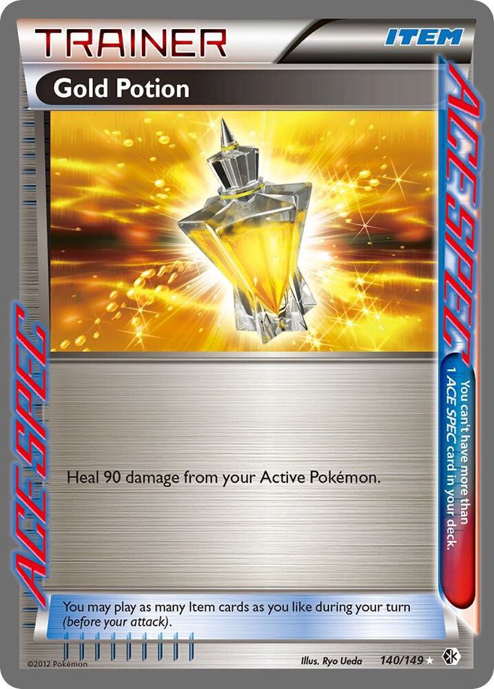 Gold Potion 140/149 (Boundaries Crossed)  - Holofoil