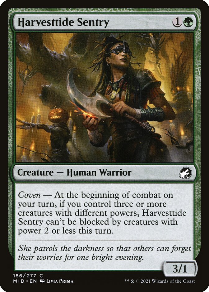 Harvesttide Sentry 186/277 (Innistrad: Midnight Hunt) 