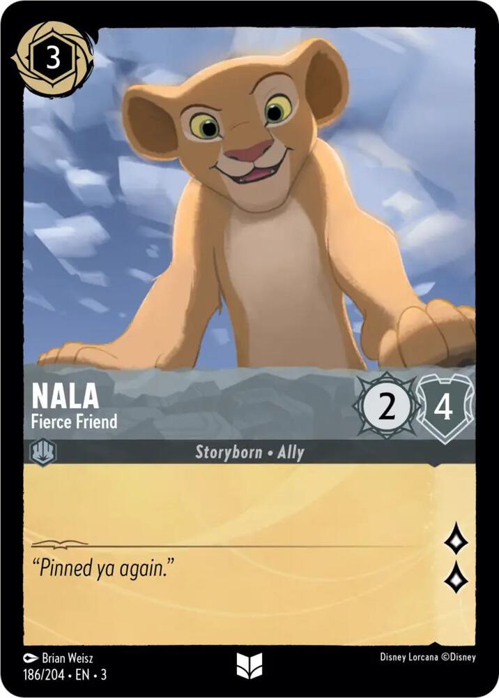 Nala, Fierce Friend 186/204 (Into the Inklands) 