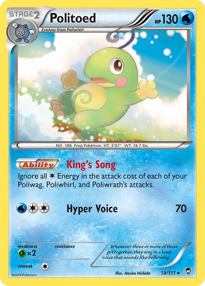 Politoed 18/111 (XY - Furious Fists) 