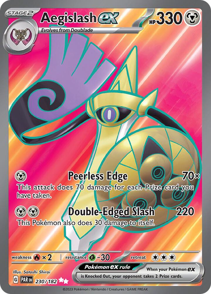Aegislash ex 230/182 (SV04: Paradox Rift)  - Holofoil