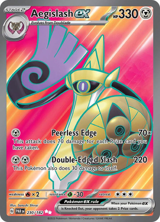 Aegislash ex 230/182 (SV04: Paradox Rift)  - Holofoil